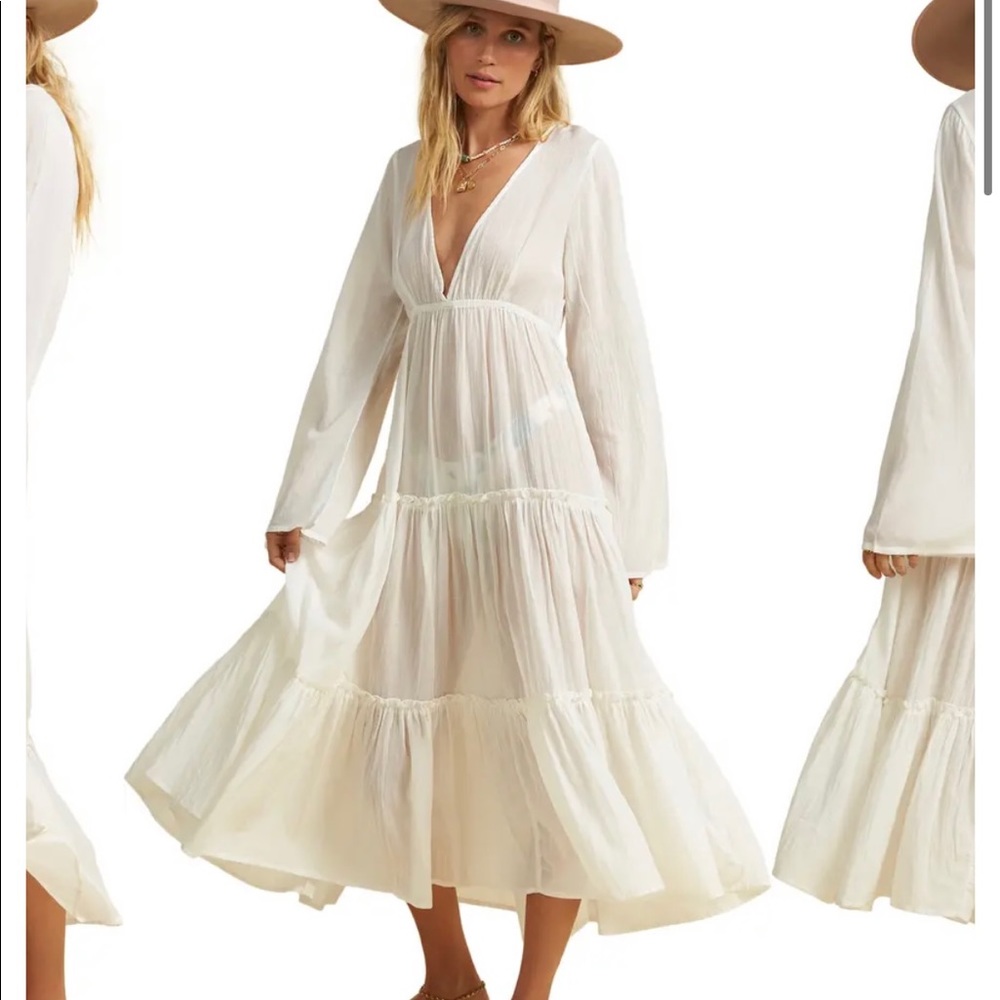 x The Salty Blonde Wanderlust Long Sleeve Cover-Up Maxi Dress
BILLABONG